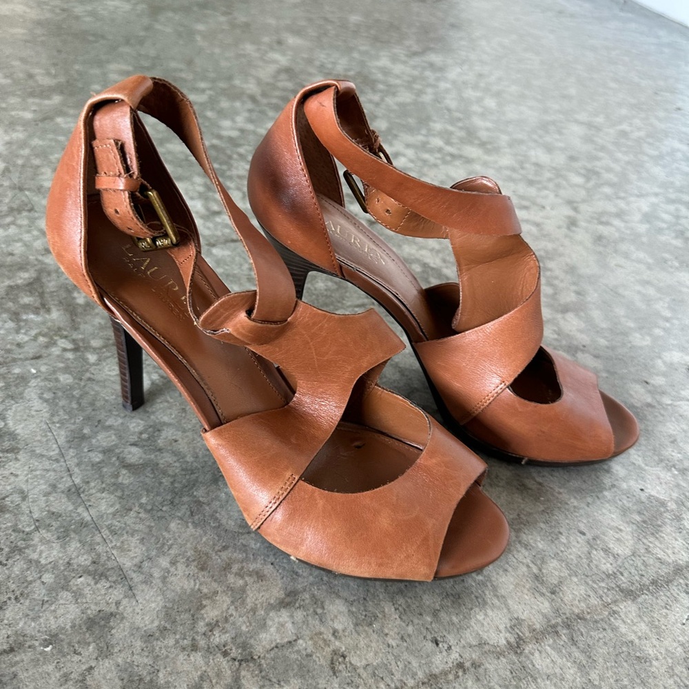 Lauren Ralph Lauren Leather Heels